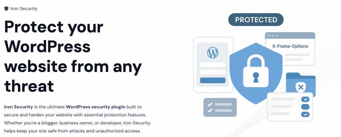 Key Features for Iron Security Plugin