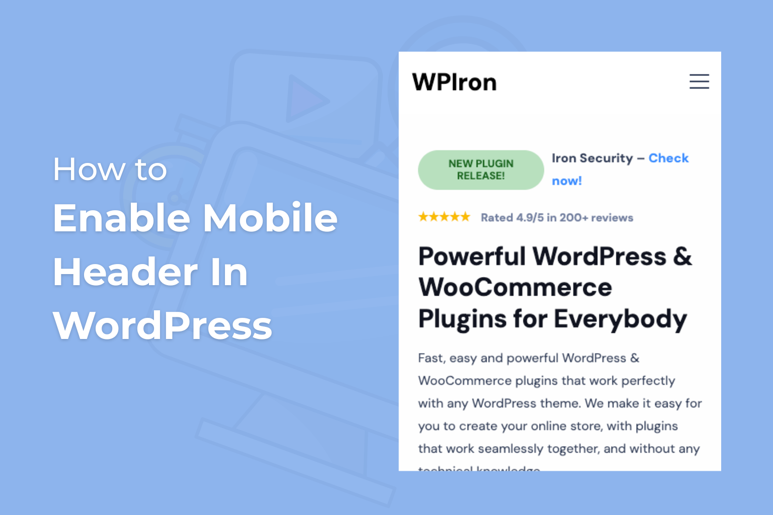 How to Enable Mobile Header In WordPress