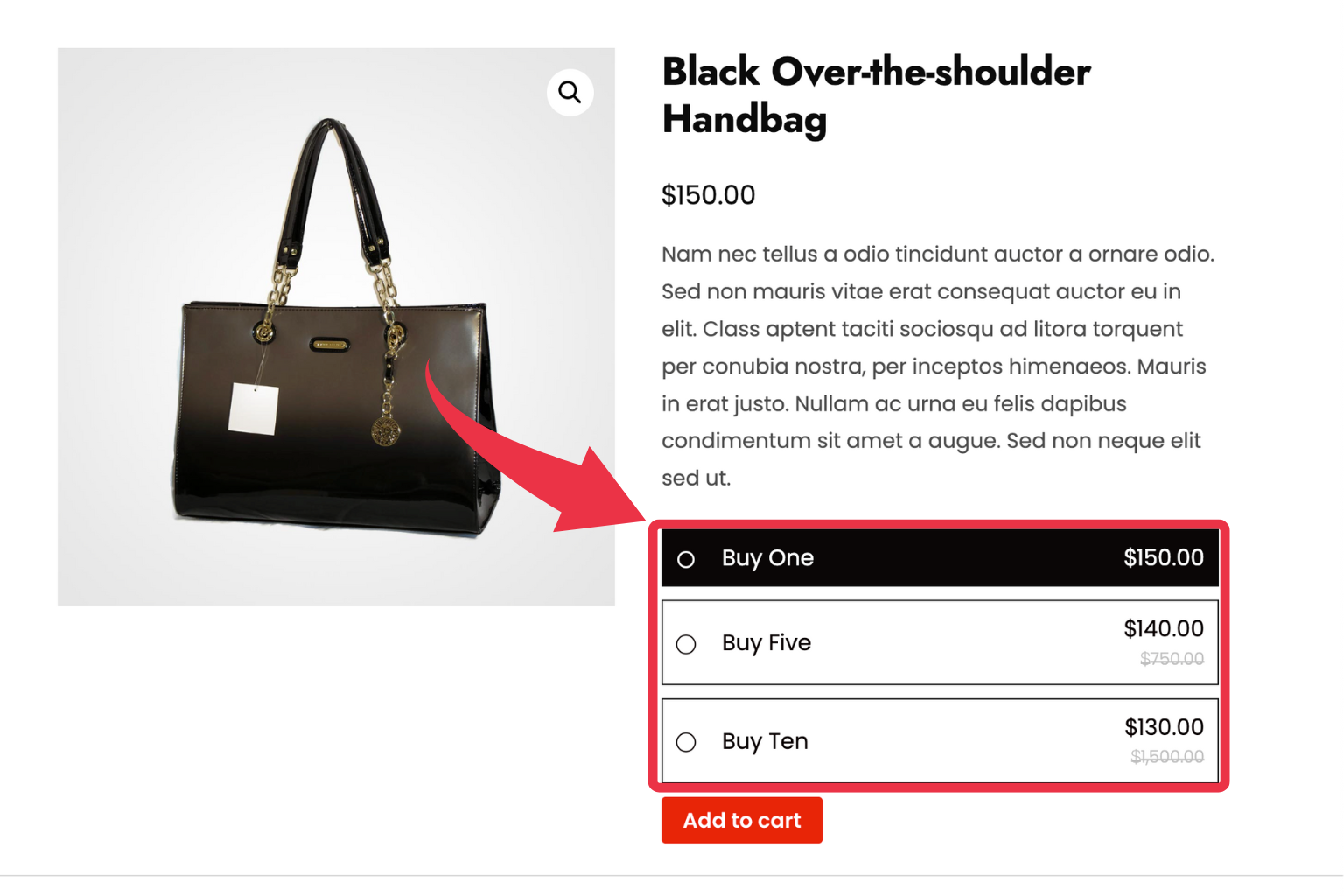 WooCommerce Quantity Discounts Product Preview