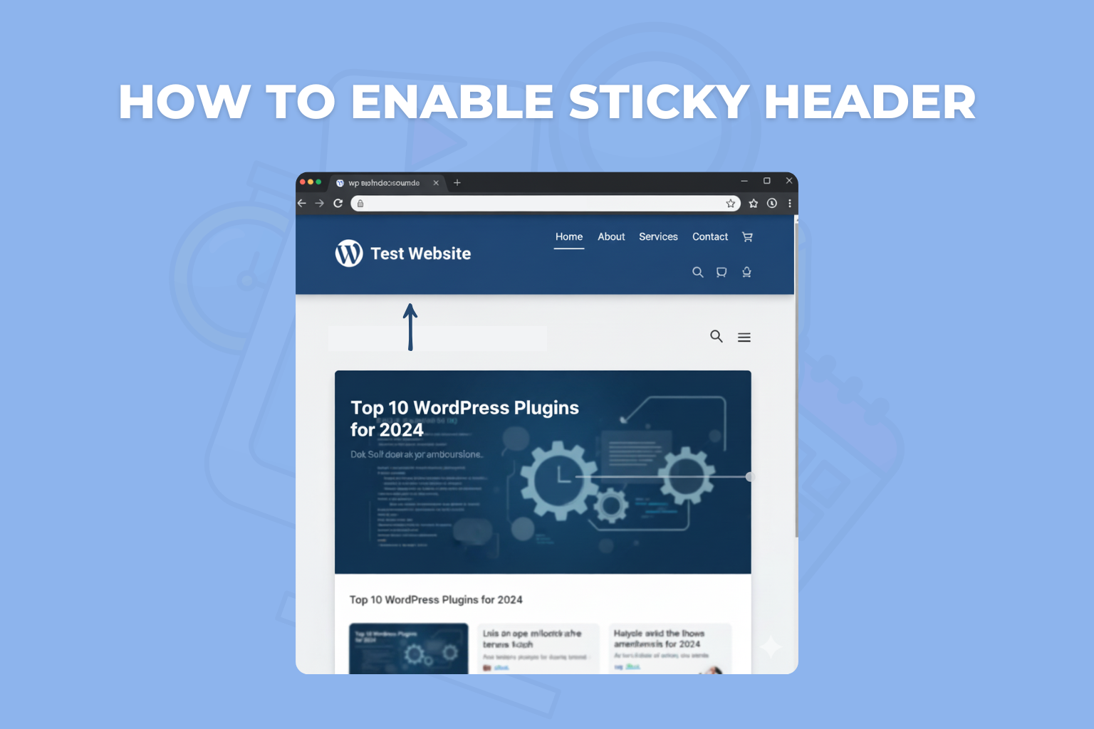 How to Enable Sticky Header
